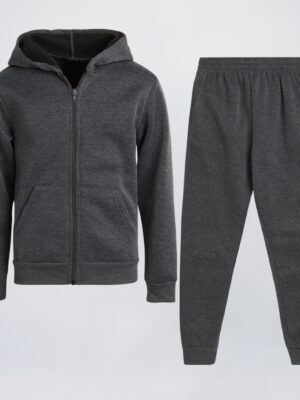 Charcoal Men’s Jogger Set Wholesale