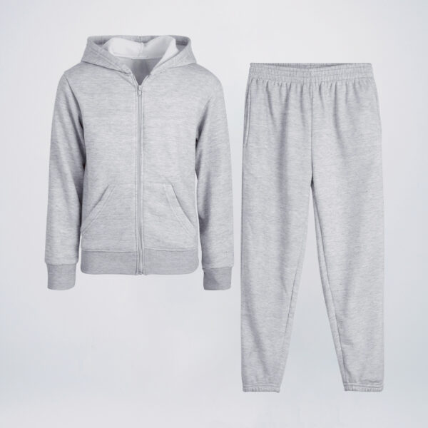 Light Grey Wholesale jogger set