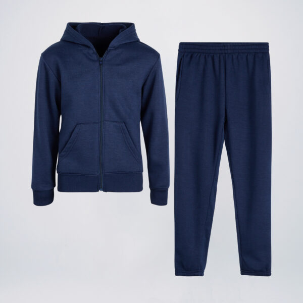 Navy hoodie and jogger set wholesale