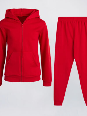 Red wholesale mens jogger sets