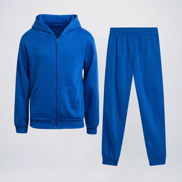 Royal blue mens jogger set wholesale