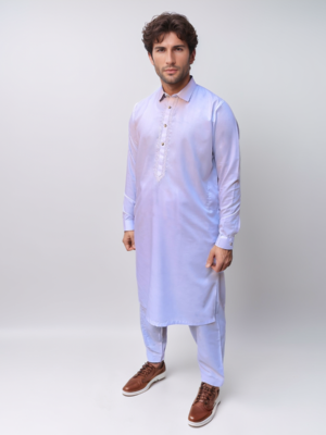 Embroidered White Shalwar Kameez For Men Pakistan