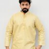 Light Peach Pakistani Men's Shalwar Kameez - Image 2